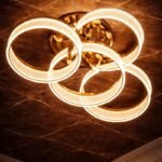 Elegant Triple Layered Crystal Jhoomar Chandelier 800mm