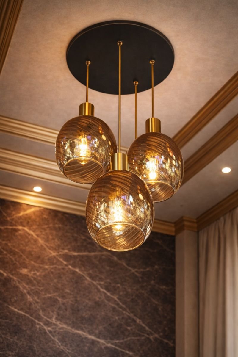 product56 Adjustable Industrial Style E27 3-in-1 Hanging Light - Image 1